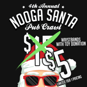 Nooga Santa Crawl Wristband | With Toy Donation
